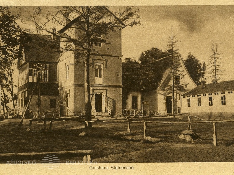 Gutshaus Steinensee. Stelmužės dvaro rūmų vaizdas prieš karą.