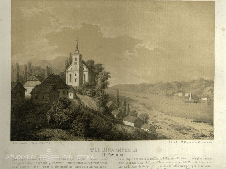 Wellona nad Niemnem: [Napoleono Ordos Veliuonos piešinys.