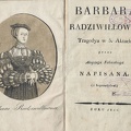 Barbara Radziwilowna: Tragedya w 5 aktach 