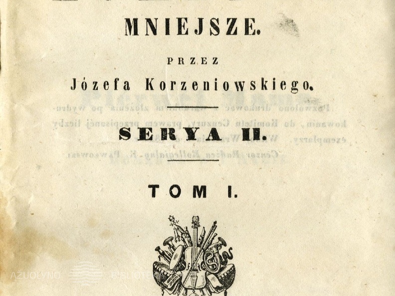 Dramat i komedye mniejsze / Jozef Korzeniowski.