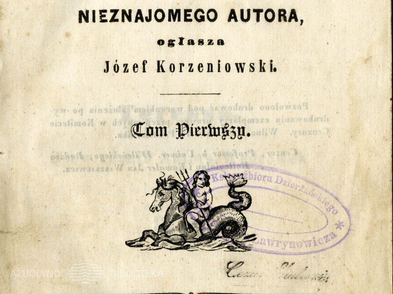 Nowe wędrowki oryginala z rękopismu nieznajomego autora