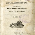 Powiastki opowiadania i dwa fragmenta poetyczne, z przydaniem kilku poezyj mniejszych