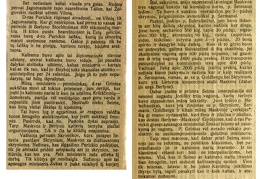Teisman!: [J. Purickio kontrabandos reikalu ir bendrai valdžios kritika] / A. Voldemaras // Lietuvių balsas. – 1921, gruod. 10–11 (Nr. 17), p. 1–2.