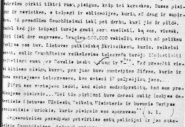 Lietuvos teisingumo ministerijos ypatingai svarbioms byloms teismo tardytojo Z. Toliušio nutarimas dėl bylos J. Purickiui iškėlimo sąryšyje su A. Voldemaro straipsniu „Teisman“ laikraštyje „Lietuvių balsas“.