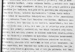Lietuvos teisingumo ministerijos ypatingai svarbioms byloms teismo tardytojo Z. Toliušio nutarimas dėl bylos J. Purickiui iškėlimo sąryšyje su A. Voldemaro straipsniu „Teisman“ laikraštyje „Lietuvių balsas“.