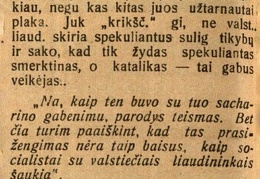 „Vienybė“ nori daugiau Purickių: [Polemizuoja su „Vienybėje“ 1925 m. Nr. 6 paskelbtu str. dėl J. Purickio bylos] // Lietuvos žinios. – 1925, vas. 7, p. 2.