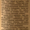 Purickio byla: [Žinutė apie bylos eigą vasario 9 d.] // Lietuvos žinios. – 1925, vas. 11, p. 3.
