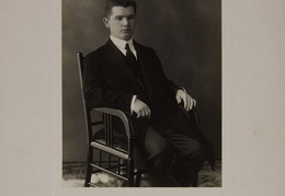 A. Voldemaro portretinė nuotrauka. 20 a. 2 deš. Petrogradas. LCVA, f. 923, ap. 1, b. 74, l. 3.
