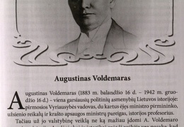 Augustinas Voldemaras: [rašo apie jo asmeninio gyvenimo, santuokos su Matilda aplinkybes] // Nekuklioji Lietuva / Aurelija Savickienė. – Vilnius: Versus Aureus, 2016, p. 17–20.
