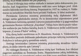 Augustinas Voldemaras: [rašo apie jo asmeninio gyvenimo, santuokos su Matilda aplinkybes] // Nekuklioji Lietuva / Aurelija Savickienė. – Vilnius: Versus Aureus, 2016, p. 17–20.