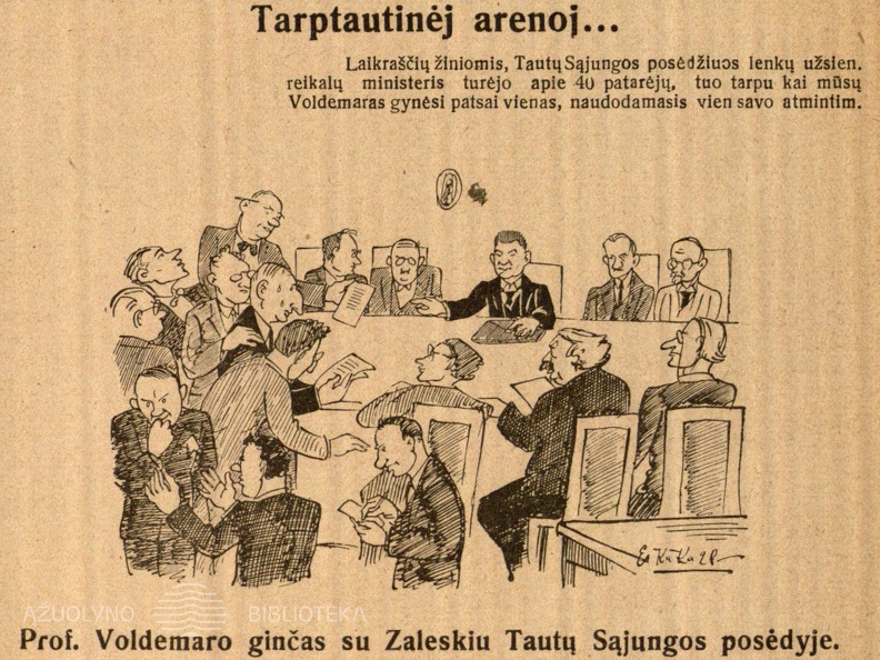 Tarptautinėj arenoj...