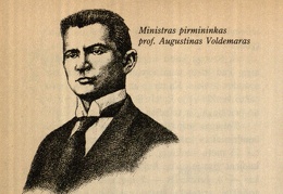Ministras pirmininkas prof. Augustinas Voldemaras: [portr. piešė Vladimiras Beresniovas] // Kas labiau mylėjo Tėvynę (Šūviai Valstybės teatre: prologas ir epilogas) // Didžiausi skandalai Lietuvoje
