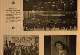 Visuomenė smerkia teroristus... // Iliustruota apžvalga. – 1929, Nr. 19, p. 2.