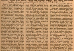 Praeitos savaitės įvykiai: [rašo apie pasikėsinimą prieš A. Voldemarą] // Trimitas. – 1929, Nr. 20, p. 320–321.