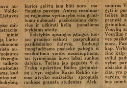 Praeitos savaitės įvykiai: [rašo apie pasikėsinimą prieš A. Voldemarą] // Trimitas. – 1929, Nr. 20, p. 320–321.