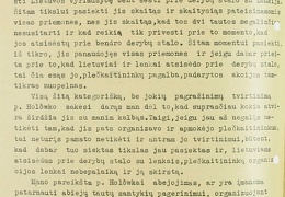 Liudininko tardymo protokolas dėl pasikėsinimo į A. Voldemarą, pasirašytas D. Zauniaus. 1929 07 08. LCVA, f. 383, ap. 7, b. 915, l. 45-46.