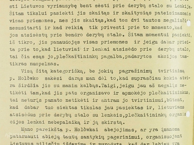 Liudininko tardymo protokolas dėl pasikėsinimo į A. Voldemarą, pasirašytas D. Zauniaus. 1929 07 08. LCVA, f. 383, ap. 7, b. 915, l. 45-46.
