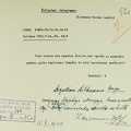 Šifruota telegrama D. Zauniui dėl pasikėsinimo į A. Voldemarą. 1929 05 14. LCVA, f. 383, ap. 7, b. 915, l. 52.