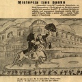 Misterija ties banku: [A. Voldemaro, nenorinčio išsikraustyti iš buto Lietuvos banke, karikatūra] // Diena. – 1930, liep. 6, p. 4.