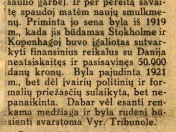 Dar apie Voldemarą:... Taip pat kalbama, kad Voldemaras kelsiąs bylą dėl jo turto perkraustant