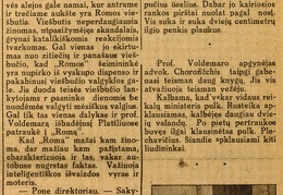 Iš voldemarininkų bylos // Dienos naujienos. – 1931, rugpj. 20, p. 1: prof. Voldemaro naujausia fotografija.