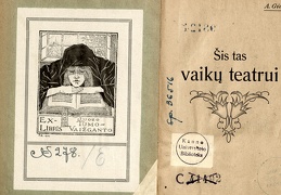 Juozo Tumo-Vaižganto ekslibrisas
