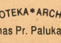 Jono Prano Palukaičio ekslibrisas