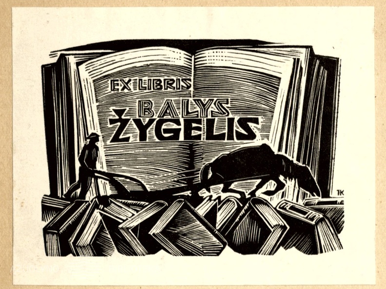 Balio Žygelio ekslibrisas