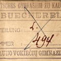 Kauno vokiečių gimnazijos antspaudas