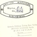 Antano Maceikos ekslibrisas