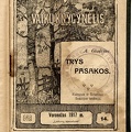 Knygos viršelis. „Trys pasakos“