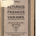 Knygos viršelis. „Keturios pasakos vaikams“
