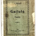 Knygos viršelis. „Gailutė“: pasaka