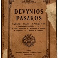 Knygos viršelis. „Devynios pasakos“. A. Giedrius