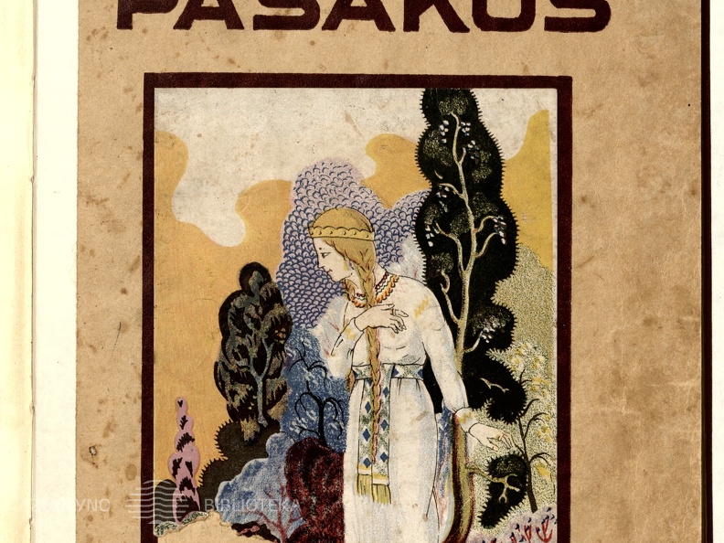 Knygos viršelis. „Tautos pasakos“