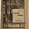 Knygos viršelis. „Eglaitė; Bauba“
