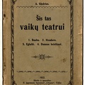 Knygos viršelis. „Šis tas vaikų teatrui“