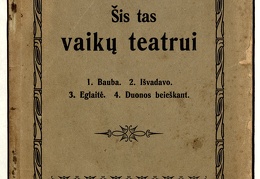 Knygos viršelis. „Šis tas vaikų teatrui“
