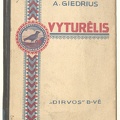 Skaitinių knygos viršelis. „Vyturėlis: skaitymai pirmajam pradžios mokyklos skyriui“.