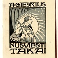 Knygos viršelis. „Nušviesti takai“: [apsakymai]