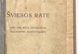 Knygos viršelis. „Šviesos rate: 1909–1925 metų eilėraščiai mažiesiems skaitytojams“