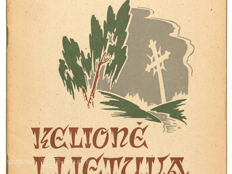 Knygos viršelis. „Kelionė į Lietuvą“
