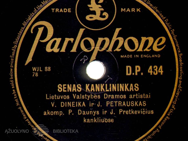 Plokštelė su garso įrašu