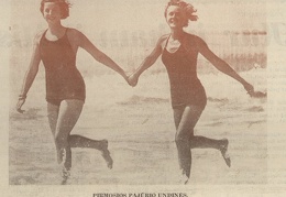 „Pirmosios pajūrio undinės“. Sekmadienis, 1936, nr. 24, p. 2.