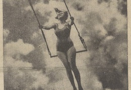 „Vėjui ir debesims glamonėjant“. Sekmadienis, 1937, nr. 27, p. nenumeruotas.