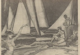 „Prie jūrų – marių“. Sekmadienis, 1938, nr. 33, p. 1.