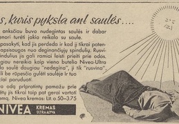 „Vyras, kuris pyksta ant saulės“. Sekmadienis, 1939, nr. 23, p. 11.