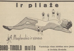 „Boro-Timolo“ vartotoja visus stebina jauna ir švelnia išvaizda. Sekmadienis, 1935, nr. 28, p. 9.