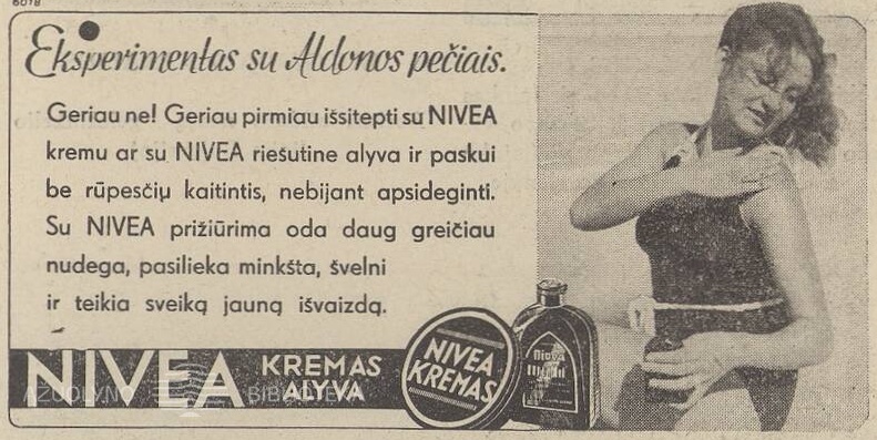 „Eksperimentas su Aldonos pečiais“. Sekmadienis, 1939, nr. 33, p. 11.