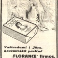„Važiuodami į jūrą, nepamirškit pasiimti „Jaunystės“ muilą“. Sekmadienis, 1934, nr. 32, p. 10.